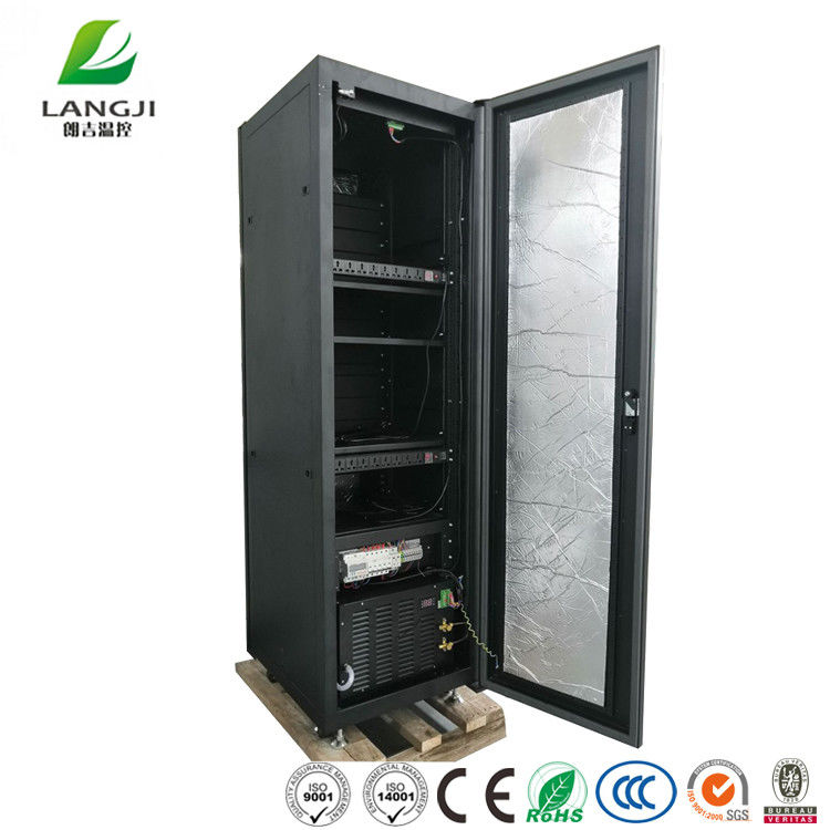 Black SPCC Indoor Network 47U Server Rack Enclosures